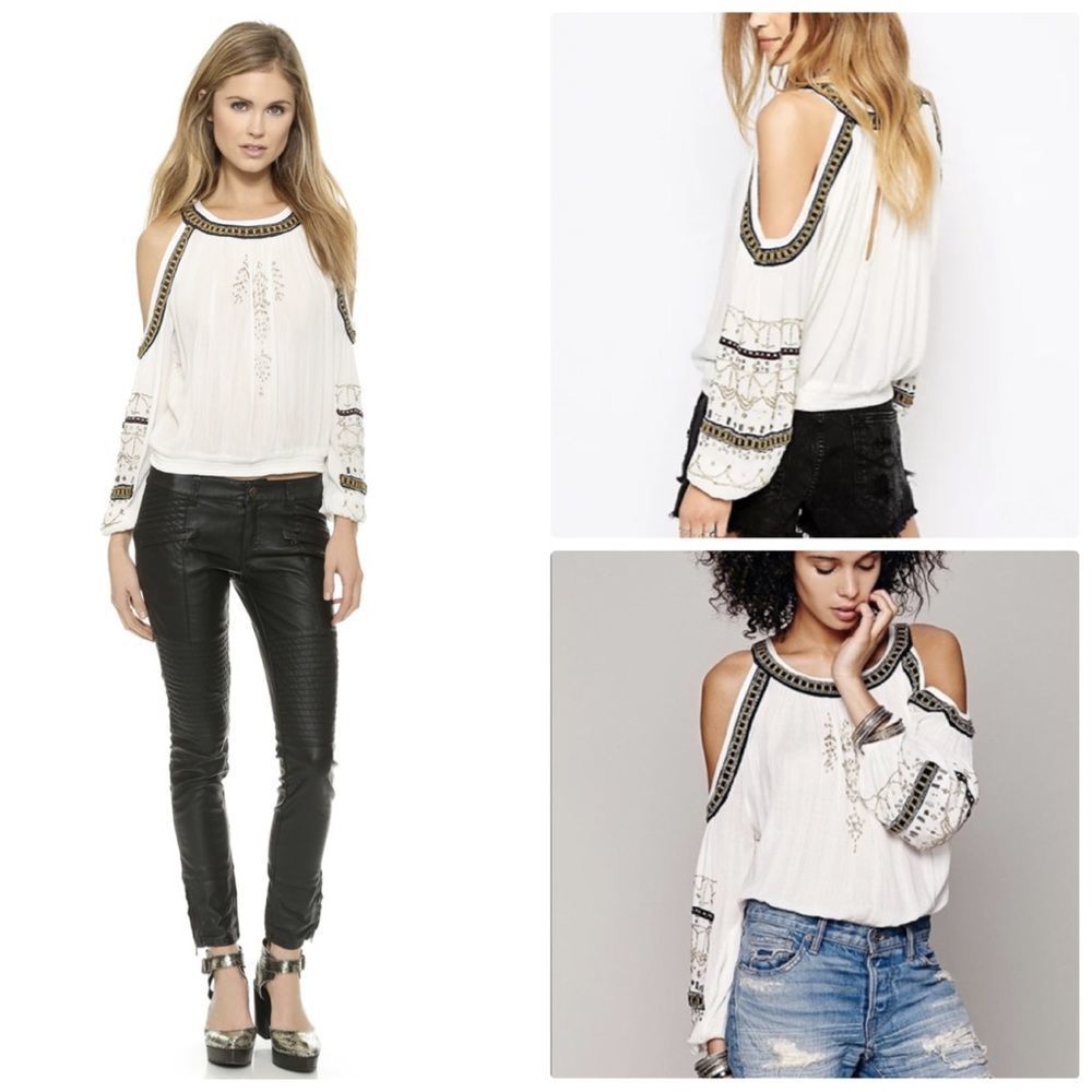 Free People Give Him the Cold Shoulder Top